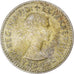 Coin, Australia, Elizabeth II, Threepence, 1957, Melbourne, EF(40-45), Silver