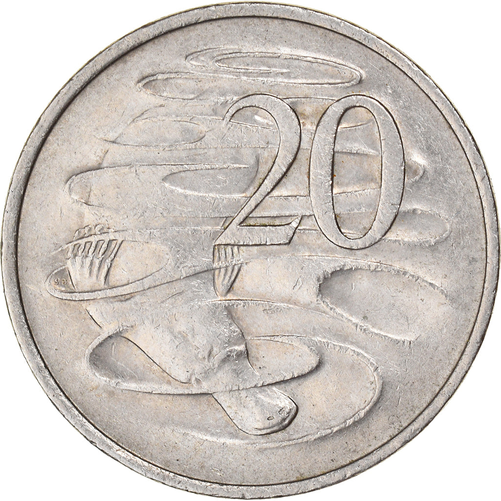 Moneda, Australia, 20 Cents, 1980, BC+, Cupronickel, KM:66