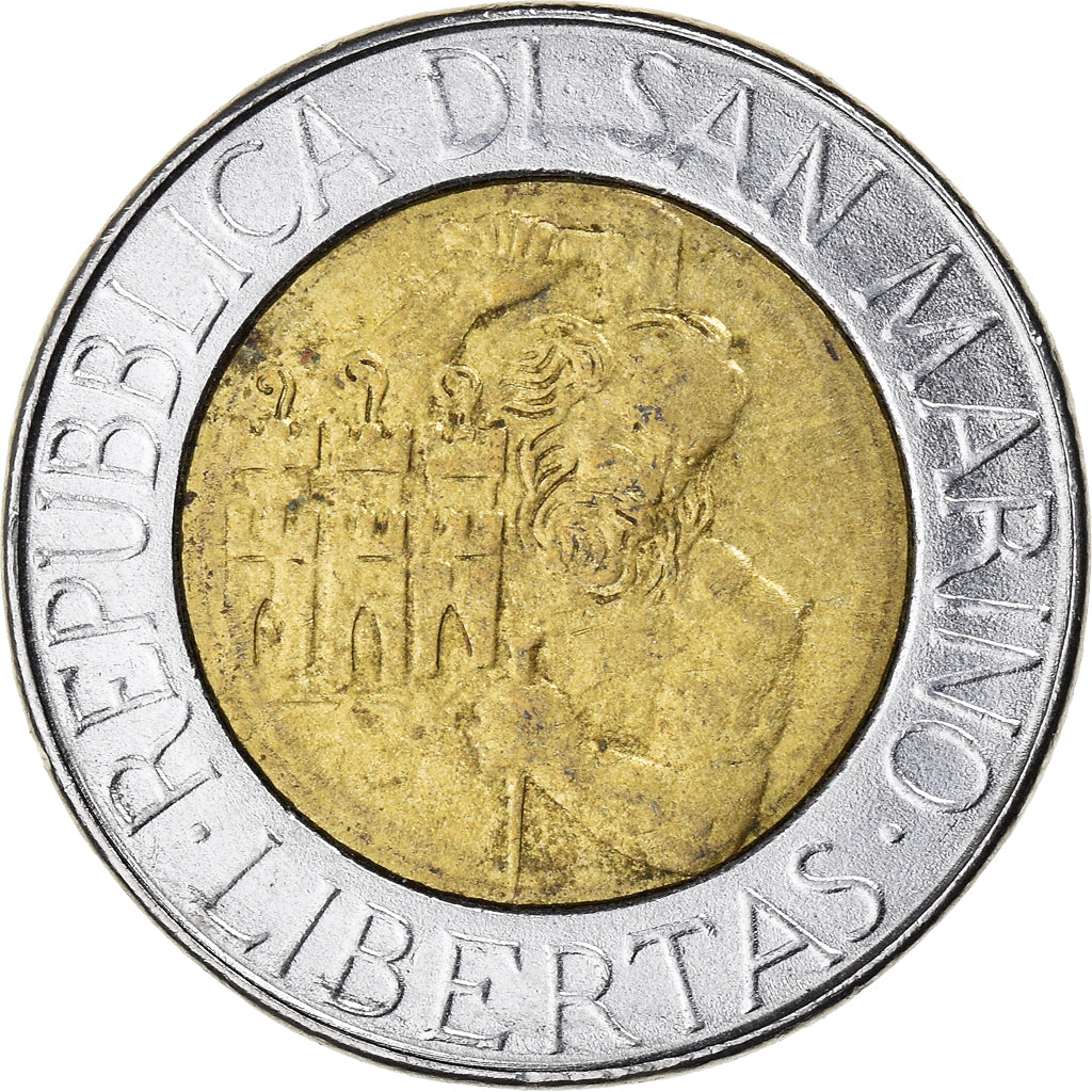Münze, San Marino, 500 Lire, 1994, Rome, S, Bi-Metallic, KM:314