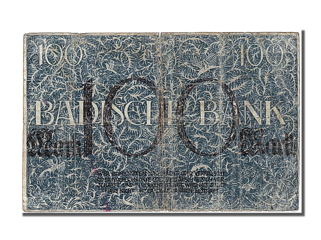 German States, 100 Mark, 1918, KM #S907, 1918-12-15, F(12-15), 284781