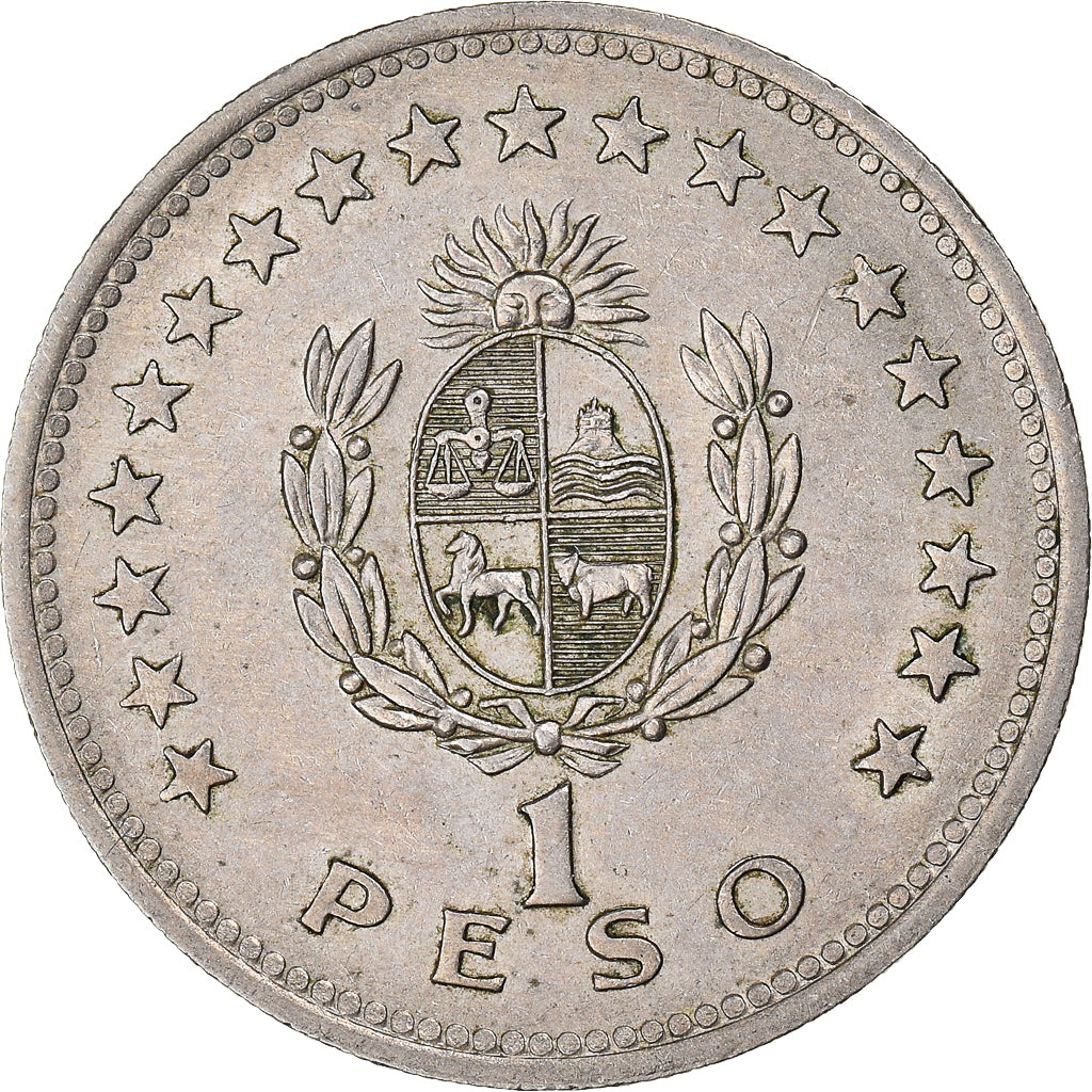 Coin, Uruguay, Peso, 1960, AU(50-53), Copper-nickel, KM:42
