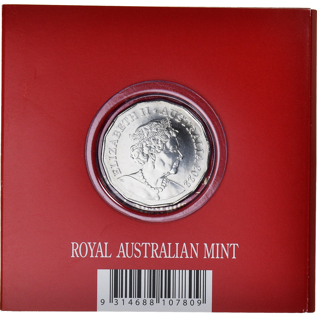 Moneta, Australia, Année du Tigre, 50 Cents, 2022, SET.BU, FDC, Cupronickel