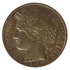 FRANCE, 1 Franc, 1850, Paris, AU(55-58), Silver, Gadoury #457, 4.99