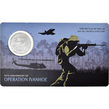 Moneda, Australia, 50 Cents, 2021, The Battle of NUI LE.FDC, FDC, Cupronickel