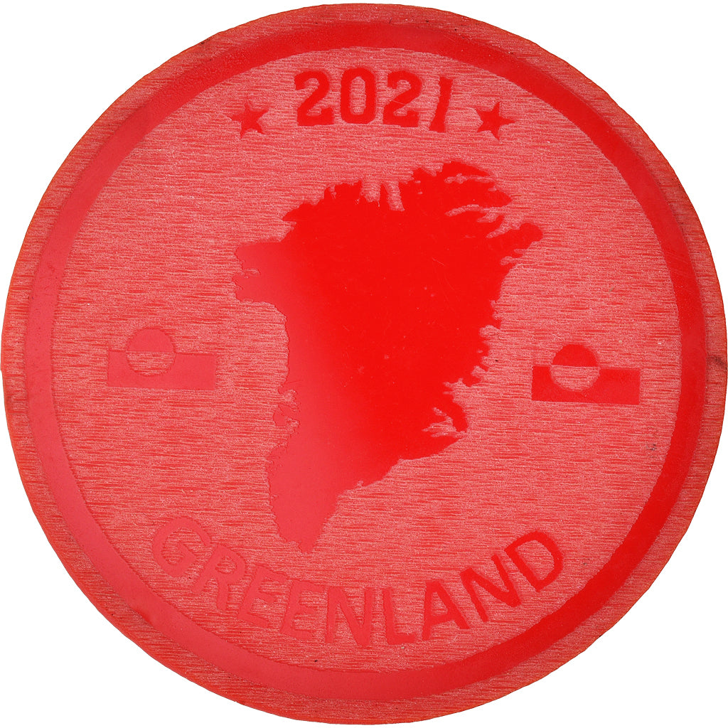 Grenlandia, 100 Dollars, 2021, Monnaie de fantaisie.Colorized.Arctic fauna
