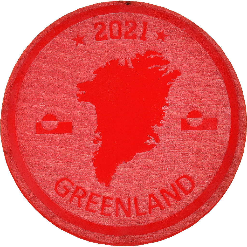 Groenlandia, 100 Dollars, 2021, Monnaie de fantaisie.Colorized.Arctic fauna