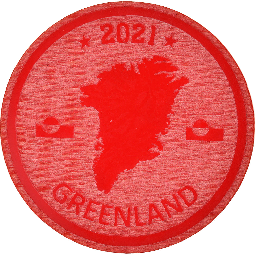 Groenland, 50 Dollars, 2021, Monnaie de fantaisie.Colorized.Arctic fauna, FDC