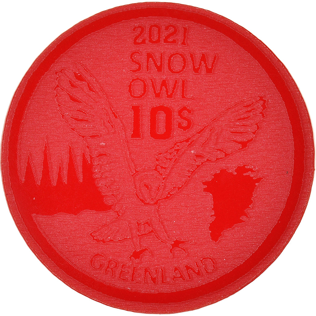 Greenland, 10 Dollars, 2021, Monnaie de fantaisie.Colorized.Arctic fauna