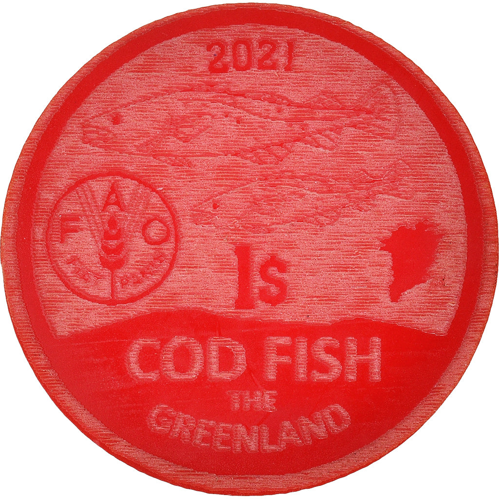 Greenland, Dollar, 2021, Monnaie de fantaisie.Colorized.Arctic fauna, MS(65-70)