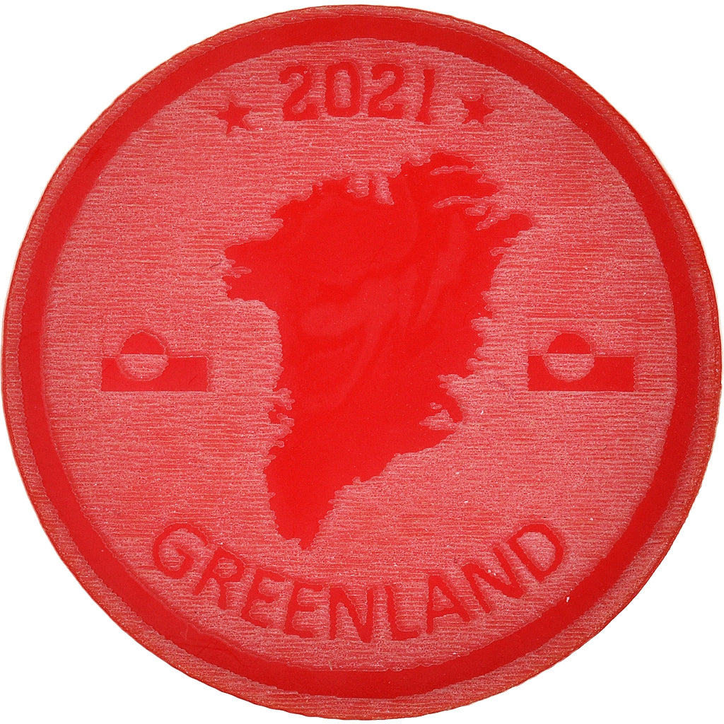 Greenland, Dollar, 2021, Monnaie de fantaisie.Colorized.Arctic fauna, MS(65-70)