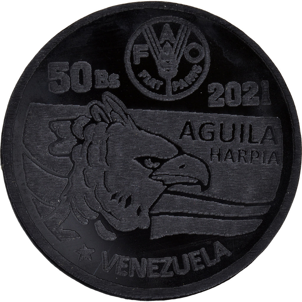 Munten, Venezuela, 50 Bolivares, 2021, Fantasy items. Colorized.Mercosur, UNC-