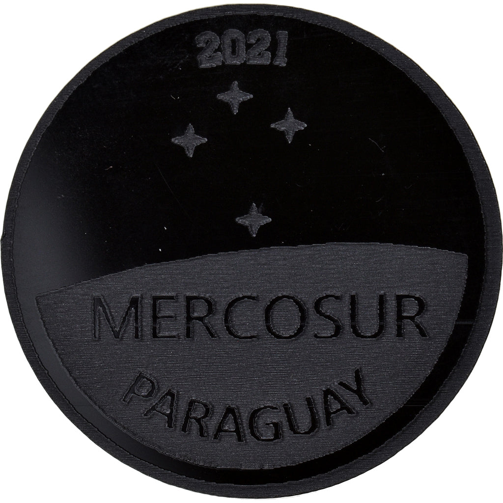 Moneta, Paraguay, 10 Guaranies, 2021, Fantasy items. Colorized.Mercosur, SPL