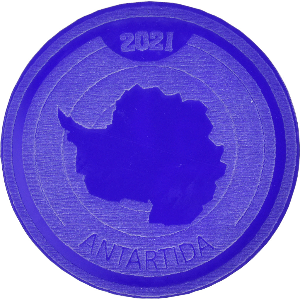 Coin, Antarctic, 100 Dollars, 2021, Antarctica ,Fantasy items,Colorized.