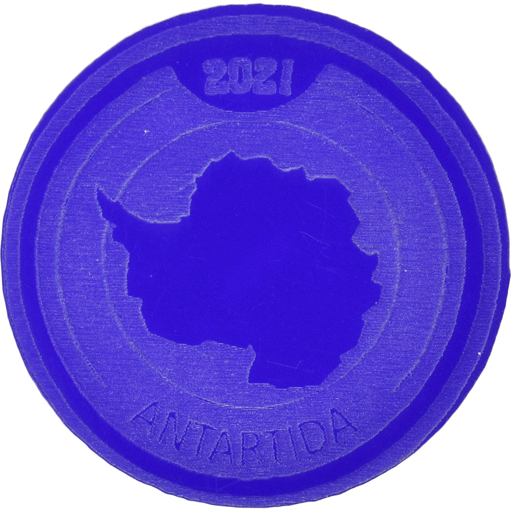 Coin, Antarctic, 10 Dollars, 2021, Antarctica ,Fantasy items,Colorized.