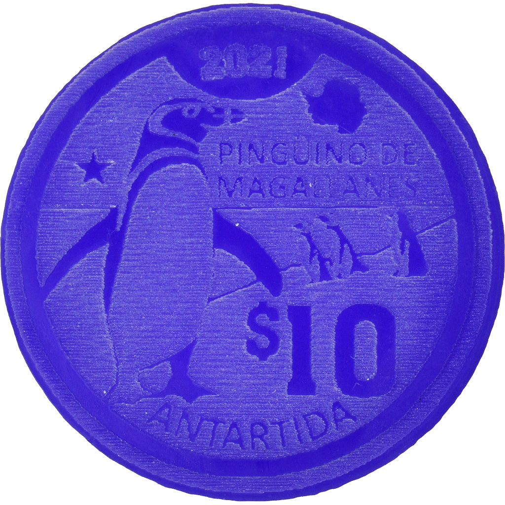 Moneda, Antártico, 10 Dollars, 2021, Antarctica ,Fantasy items,Colorized., FDC