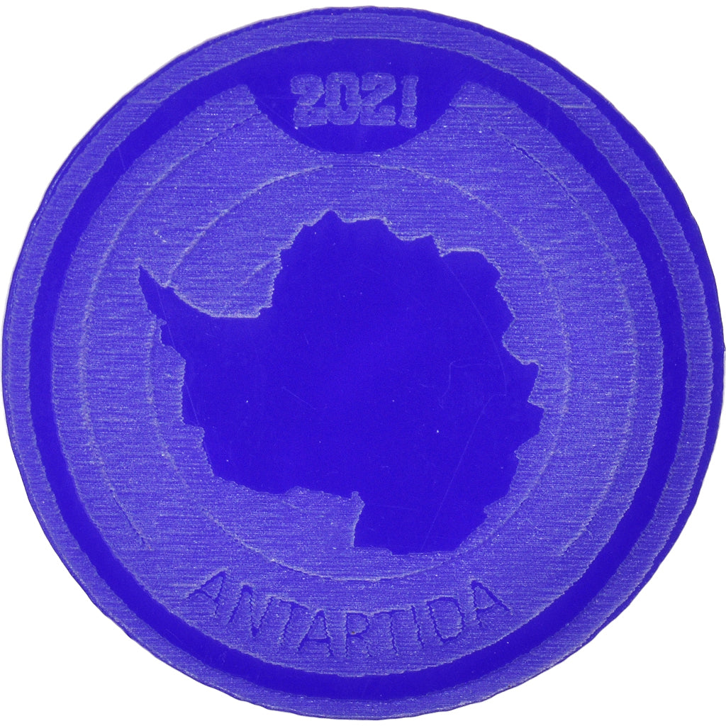 Moneda, Antártico, 10 Dollars, 2021, Antarctica ,Fantasy items,Colorized., FDC