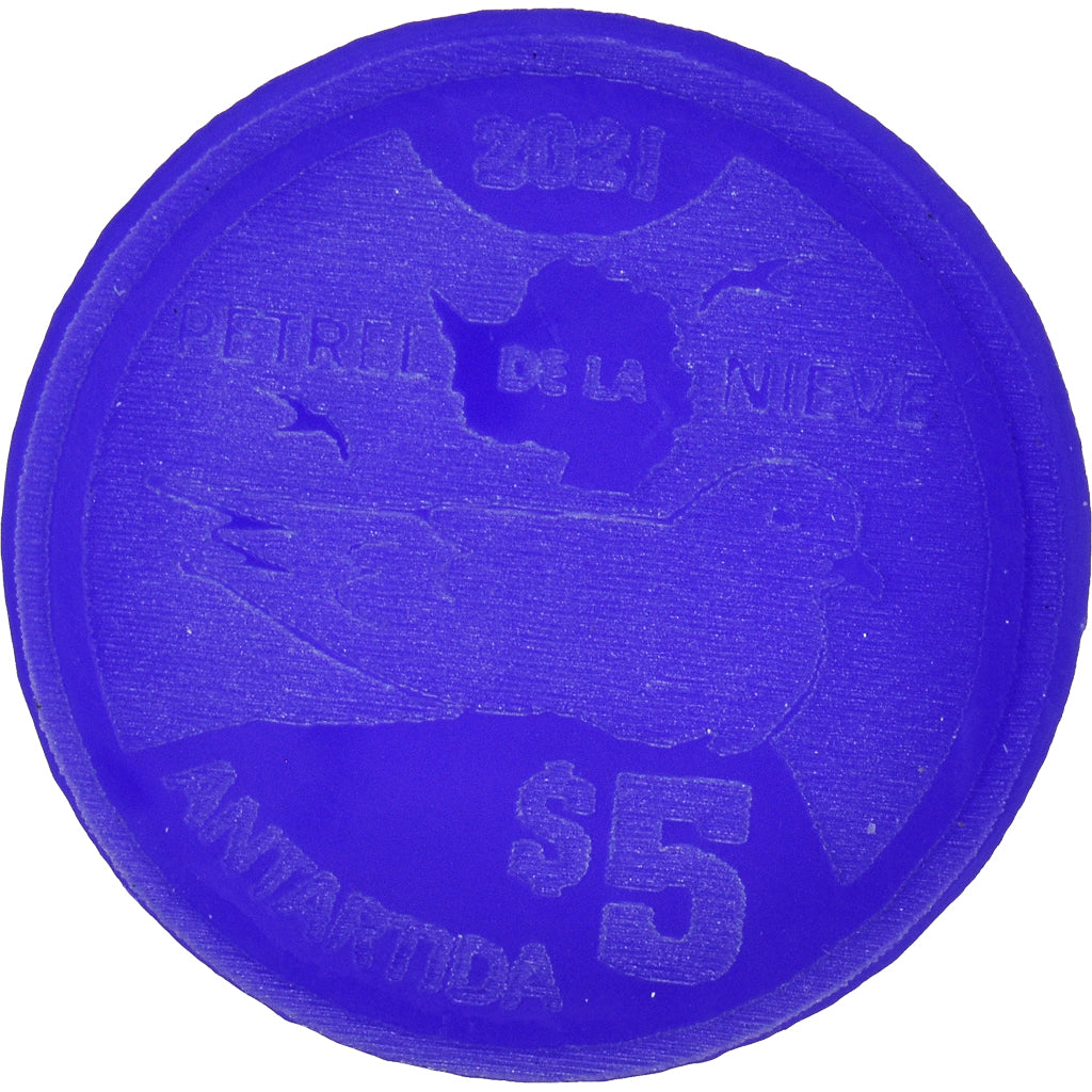 Coin, Antarctic, 5 Dollars, 2021, Antarctica ,Fantasy items,Colorized.
