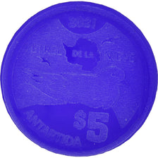 Coin, Antarctic, 5 Dollars, 2021, Antarctica ,Fantasy items,Colorized.