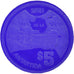 Coin, Antarctic, 5 Dollars, 2021, Antarctica ,Fantasy items,Colorized.