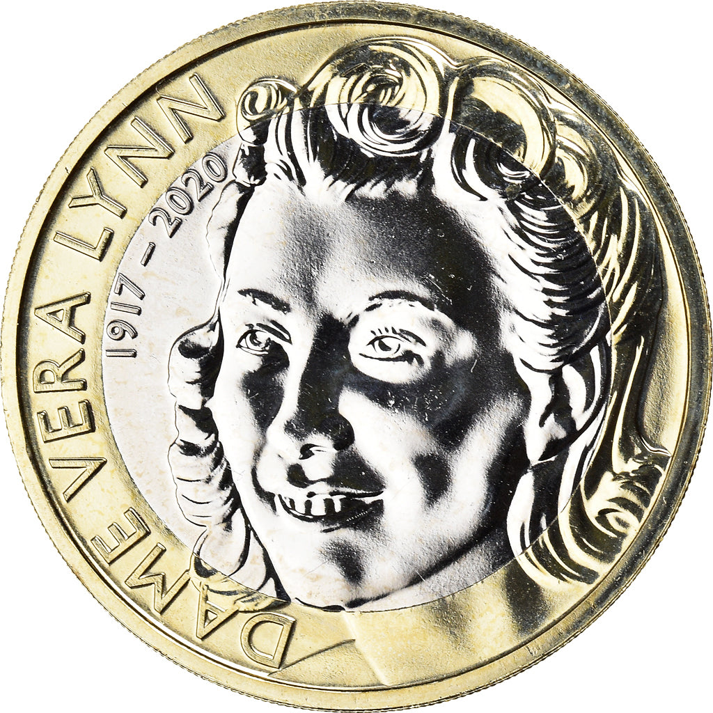 Coin, Great Britain, Two pounds, 2022, Vera Lynn.FDC, MS(65-70), Bi-Metallic