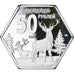 Coin, Russia, 50 Roubles, 2021, Karjalan Tasavalta.BE, MS(65-70), Silver plated