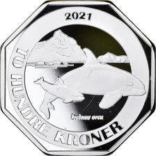 Coin, Norway, 200 Kroner, 2021, Bouvet Island.BE, MS(65-70), Silver plated