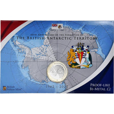 Coin, British Antarctic Territory, 2 Pounds, 2022, Pobjoy Mint, 60e anniversaire