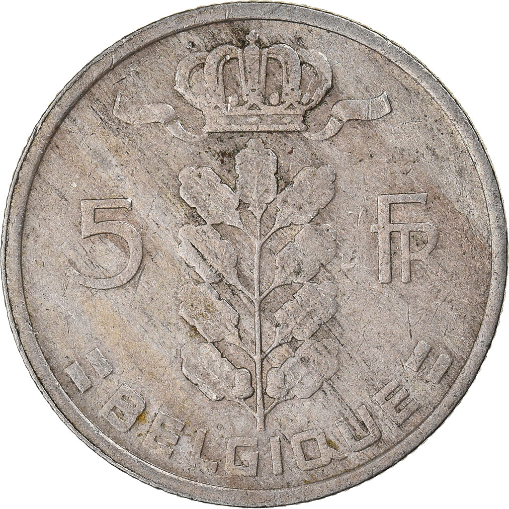 Munten, België, 5 Francs, 5 Frank, 1973, FR+, Cupro-nikkel, KM:134.1