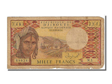 Djibouti, 1000 Francs, 1979, KM #37a, VF(20-25), N1