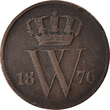 Moeda, Países Baixos, William III, Cent, 1876, F(12-15), Cobre, KM:100