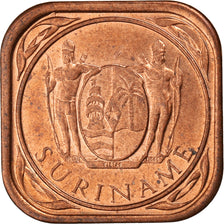 Monnaie, Suriname, 5 Cents, 1987, TTB, Cuivre plaqué acier, KM:12.1b