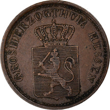 Moneta, Landy niemieckie, HESSE-DARMSTADT, Ludwig III, Pfennig, 1869, EF(40-45)