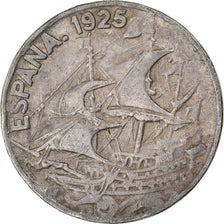 Coin, Spain, Alfonso XIII, 25 Centimos, 1925, Madrid, EF(40-45), Copper-nickel