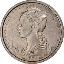 Moneda, Somalia francesa, 2 Francs, 1948, Paris, ESSAI, MBC+, Cobre - níquel