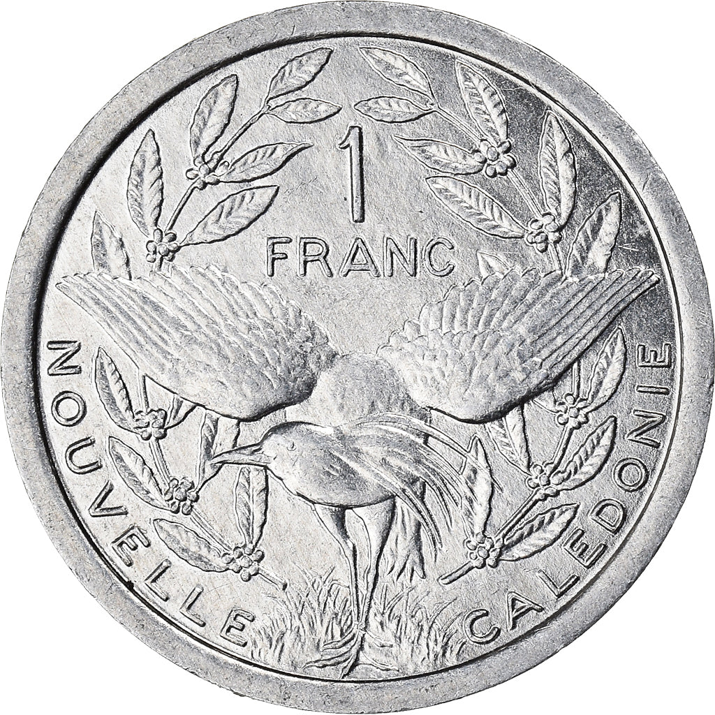 Coin, New Caledonia, Franc, 2000, Paris, MS(63), Aluminum, KM:10
