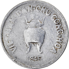 Coin, Vietnam, 5 Hao, 1946, VF(20-25), Aluminum, KM:2.1, Lecompte:2