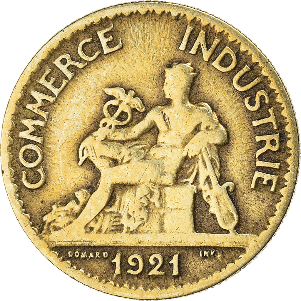 Coin, France, Chambre de commerce, 50 Centimes, 1921, Paris, VF(30-35)