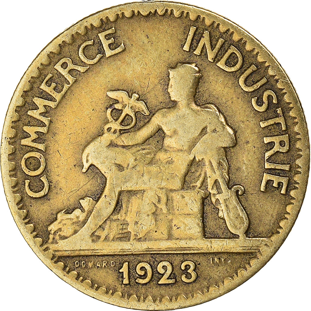 Moneta, Francja, Chambre de commerce, 50 Centimes, 1923, Paris, VF(20-25)
