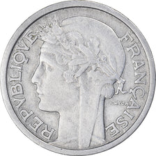 Moneta, Francia, Morlon, 2 Francs, 1945, BB, Alluminio, KM:886a.1, Gadoury:538a