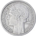 Moneta, Francia, Morlon, 2 Francs, 1945, BB, Alluminio, KM:886a.1, Gadoury:538a