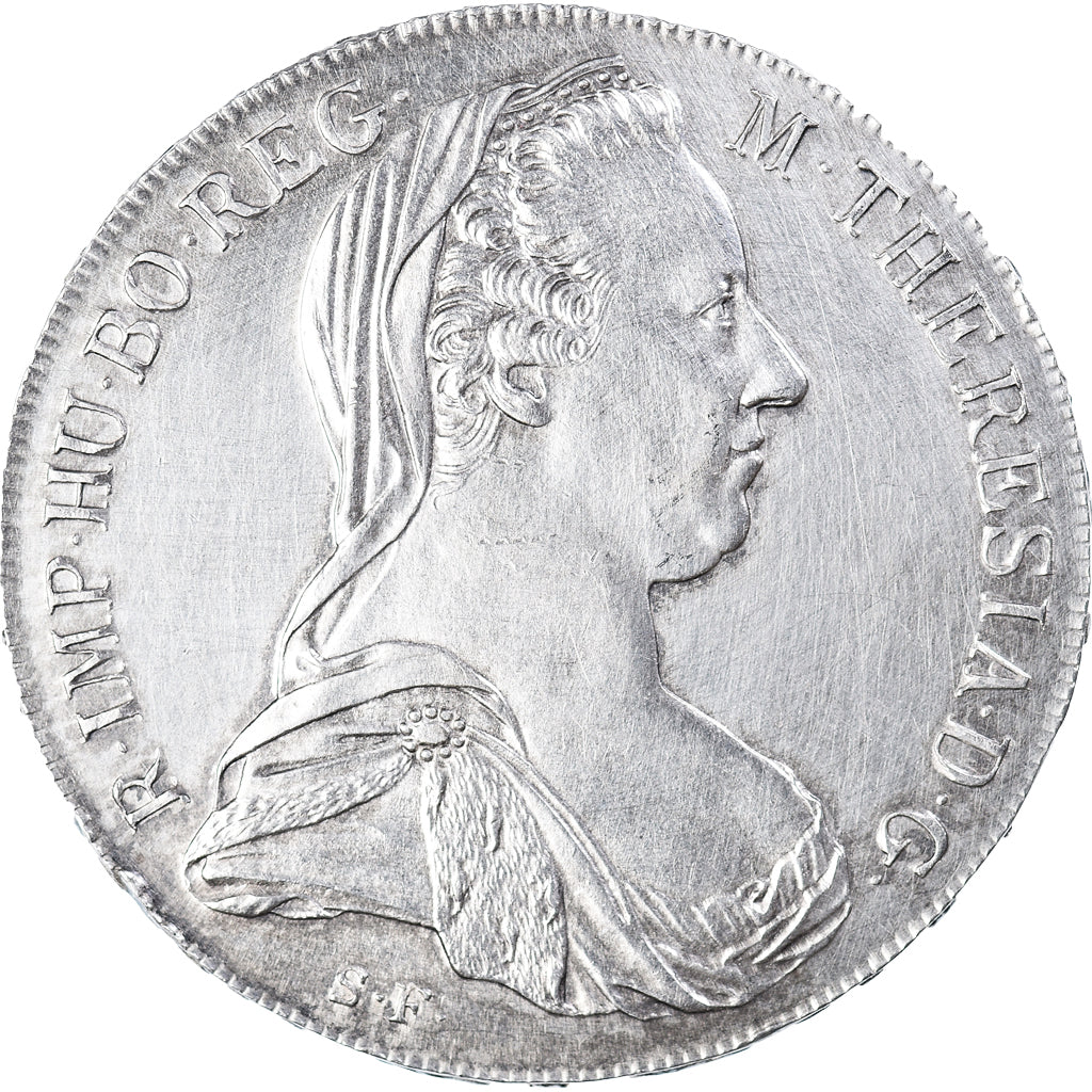 Coin, Austria, Joseph II, Thaler, 1780, Restrike, AU(55-58), Silver, KM:T1