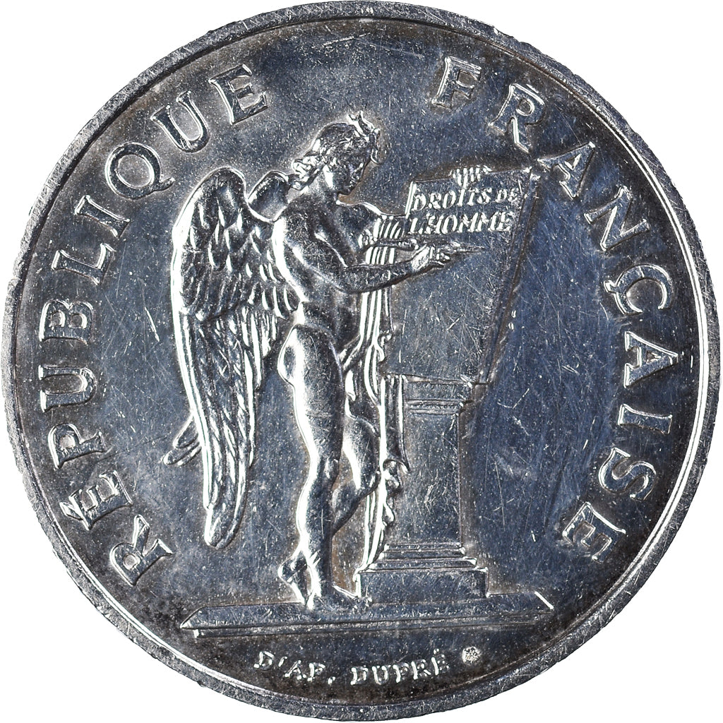 Münze, Frankreich, Droits de l'Homme, 100 Francs, 1989, SS+, Silber, KM:970