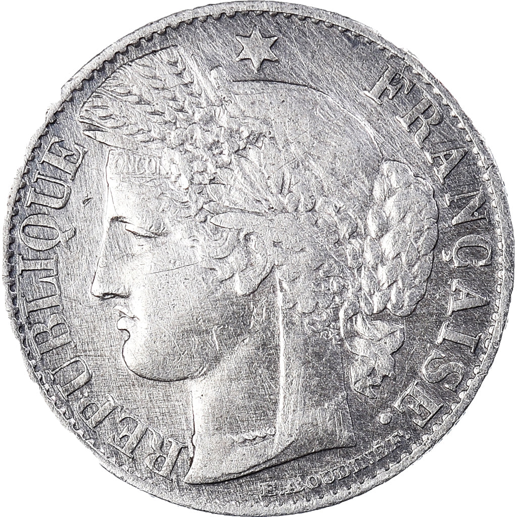 Coin, France, Cérès, 50 Centimes, 1881, Paris, EF(40-45), Silver, KM:834.1