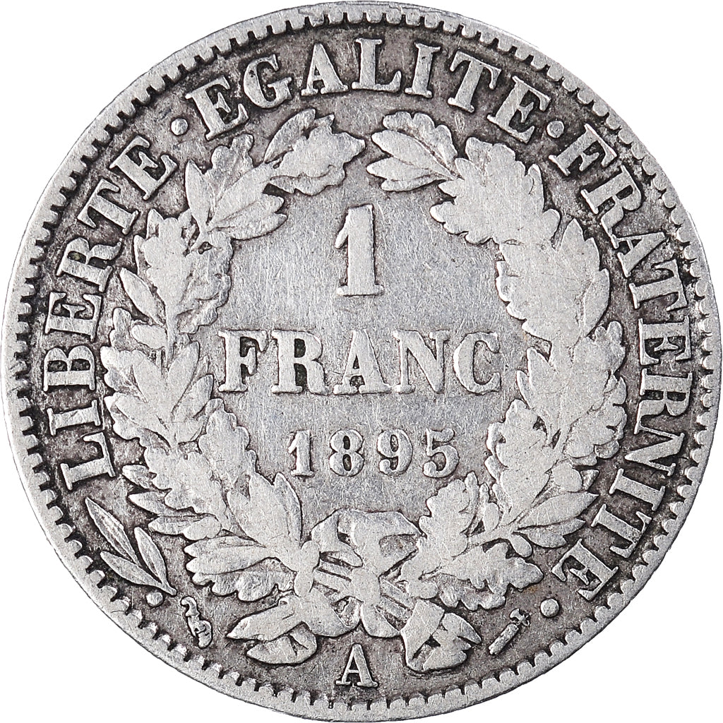 Monnaie, France, Cérès, Franc, 1895, Paris, TB+, Argent, Gadoury:465a