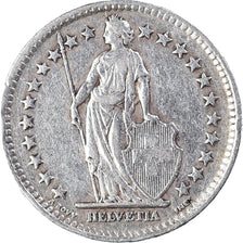 Coin, Switzerland, 2 Francs, 1946, Bern, EF(40-45), Silver, KM:21