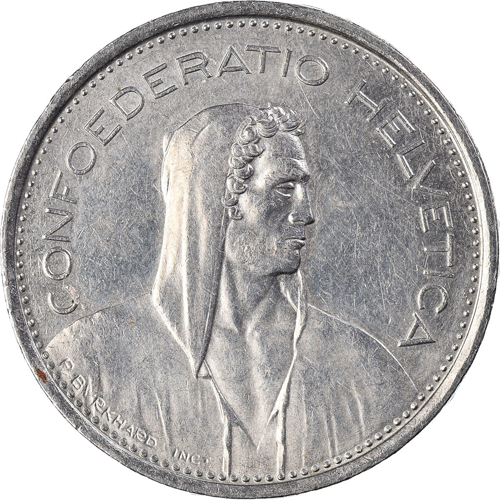 Moneta, Svizzera, 5 Francs, 1973, Bern, BB, Rame-nichel, KM:40a.1