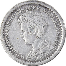 Coin, Netherlands, Wilhelmina I, 10 Cents, 1918, EF(40-45), Silver, KM:145