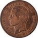 Coin, Greece, George I, 10 Lepta, 1882, Paris, VF(30-35), Copper, KM:55