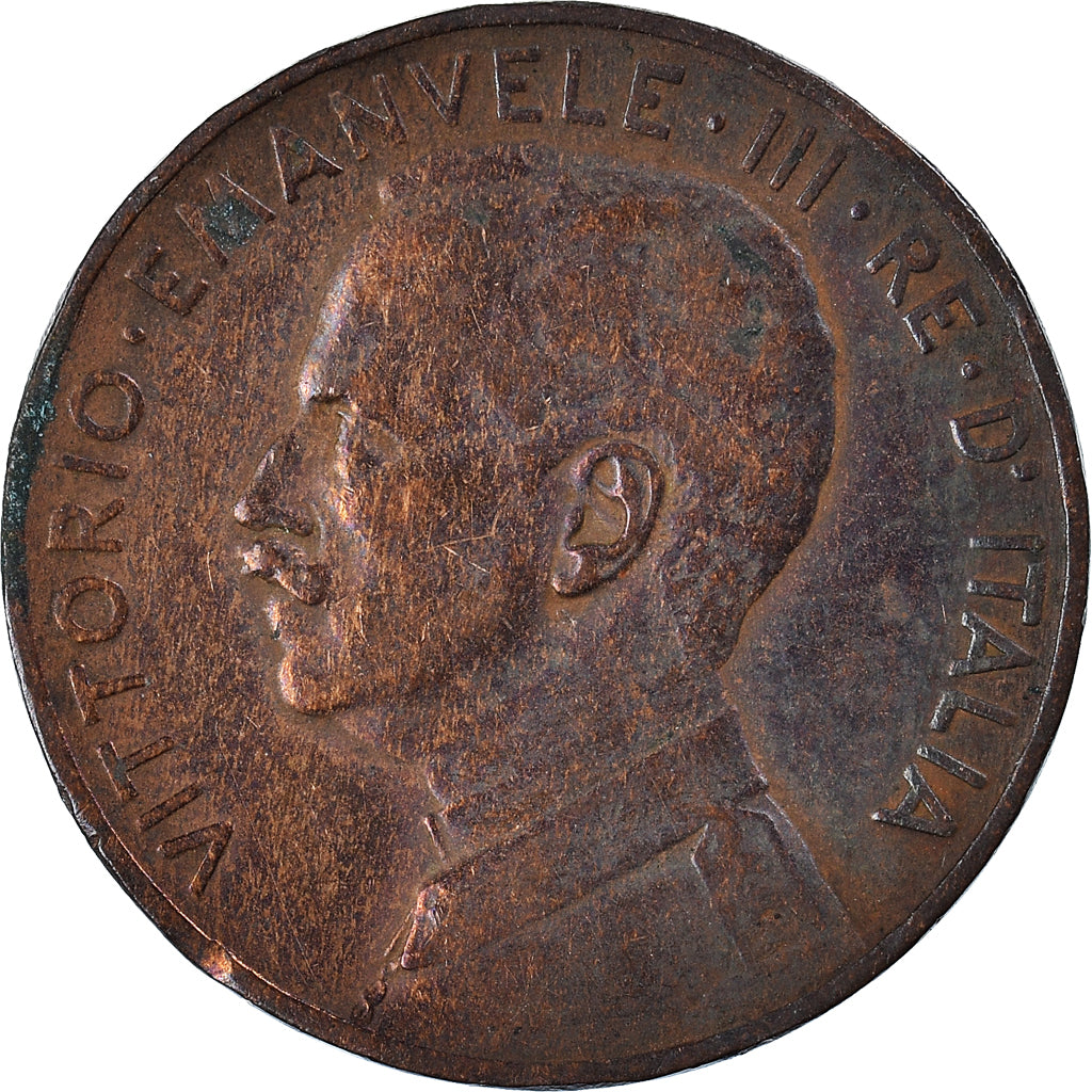 Coin, Italy, Vittorio Emanuele III, 5 Centesimi, 1918, Rome, VF(30-35), Bronze