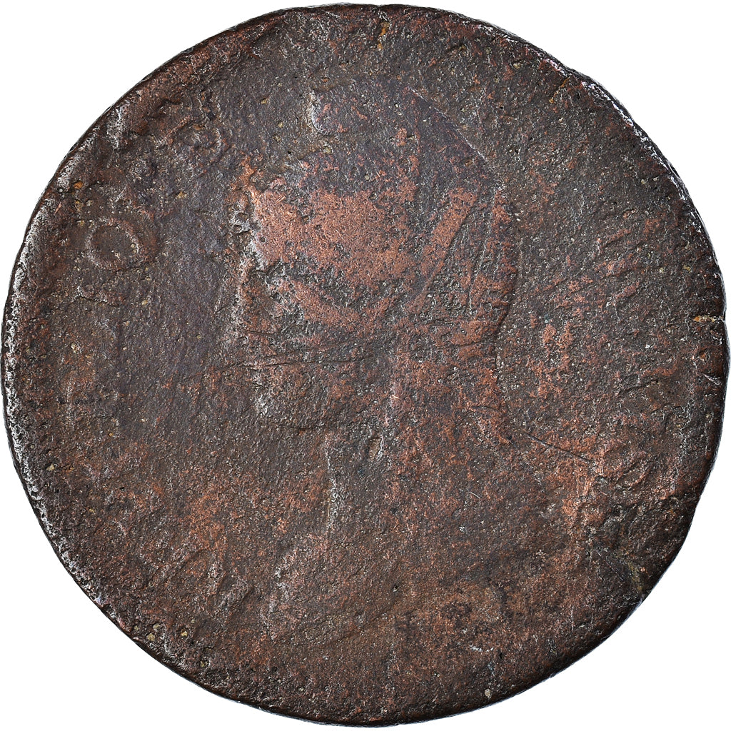 Moeda, França, Dupré, Decime, AN 5, Paris, VG(8-10), Bronze, KM:644.1